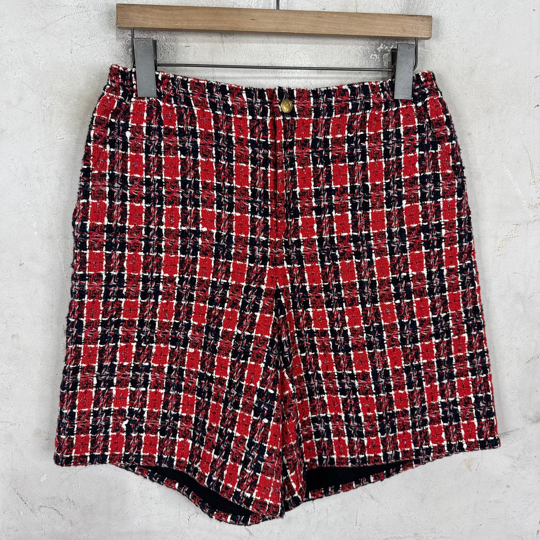 Gucci Tweed Plaid Shorts