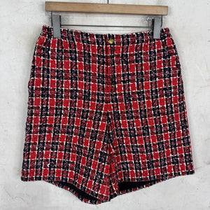 Gucci Tweed Plaid Shorts