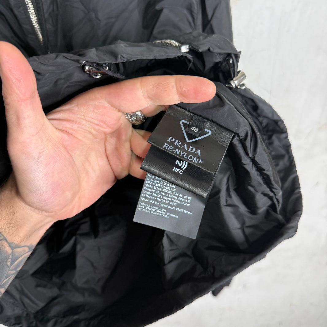 Prada Plaque Billed Windbreaker