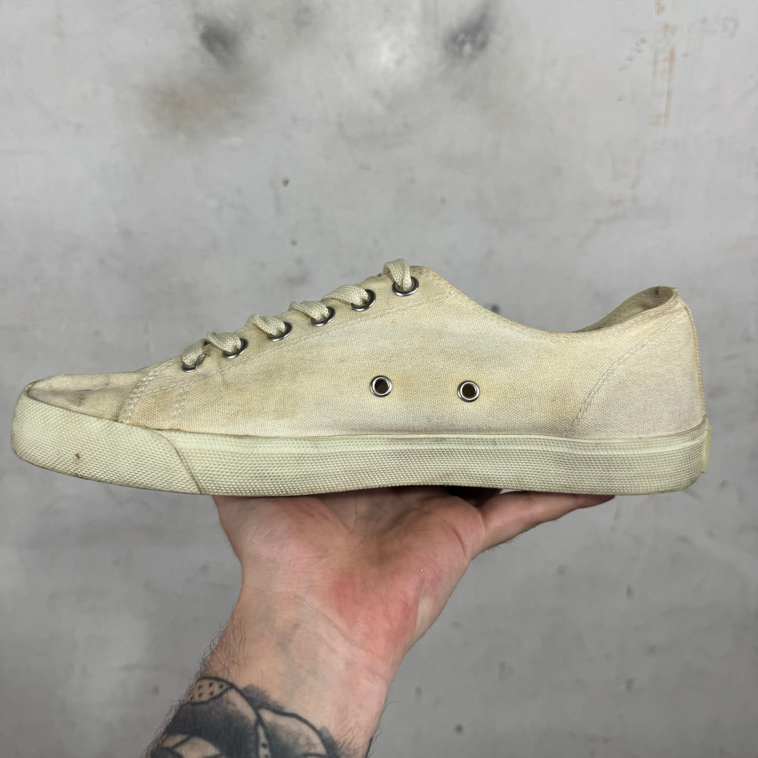 Margiela Beige Tabi Sneakers