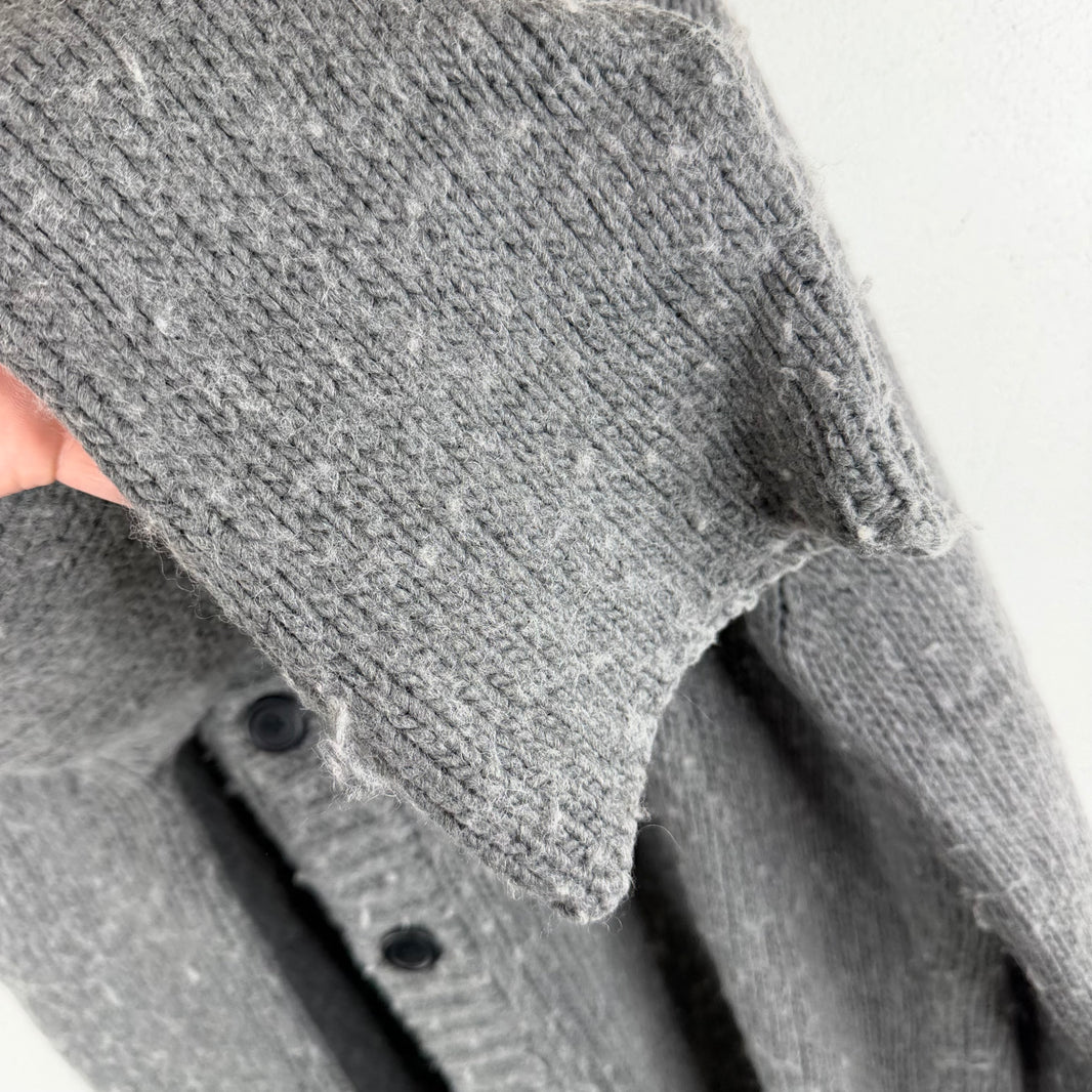 Our Legacy Gray Wool Blend Big Cardigan