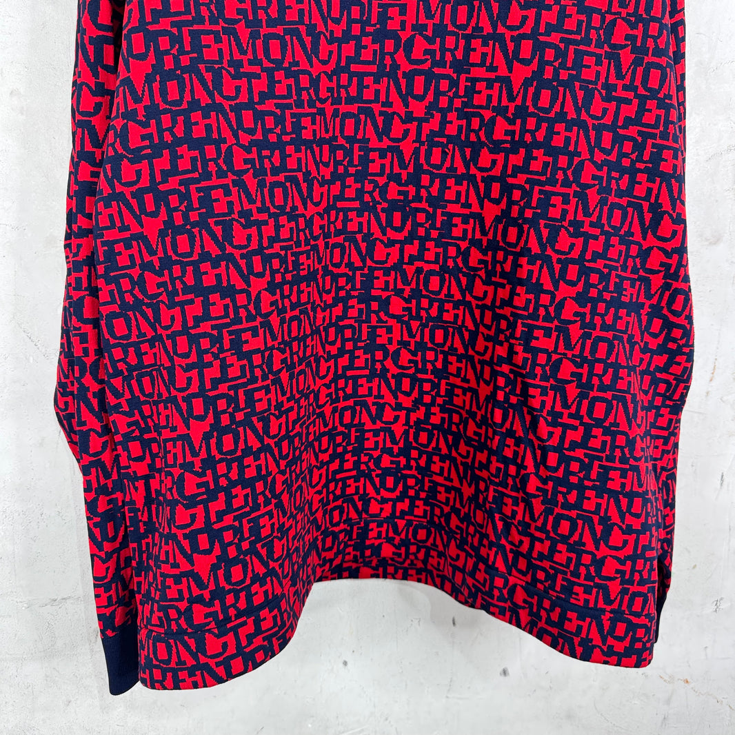 Moncler Grenoble AOP Text Hoodie