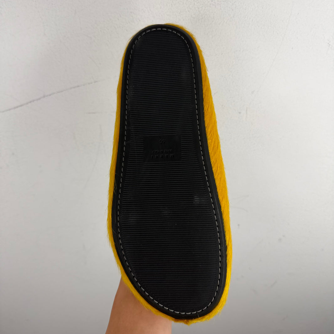 Marni Yellow Fussbett Mules