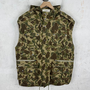 Celine Duck Camo Cargo Vest