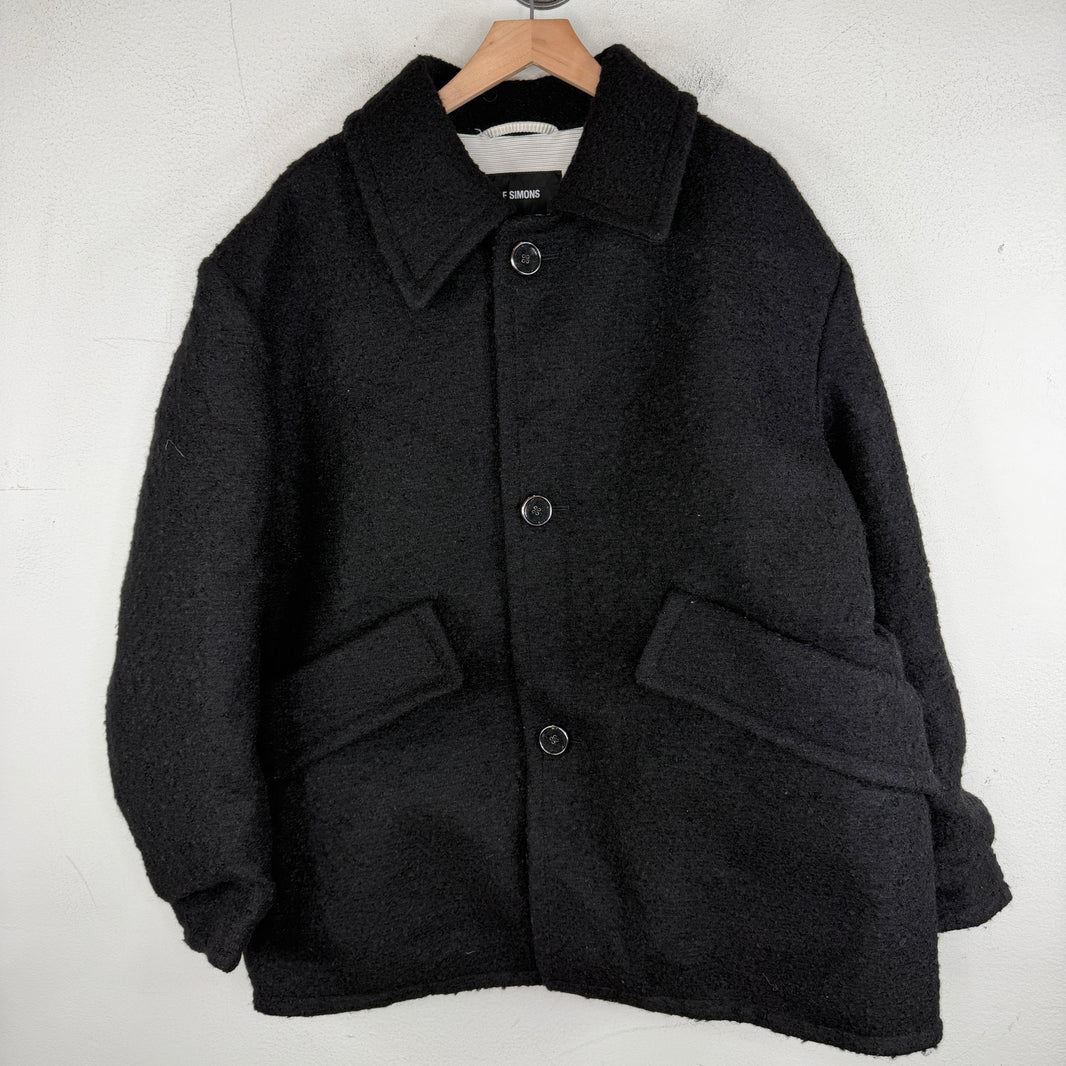 Raf Simons Wool Mohair Heavy Button Up Jacket