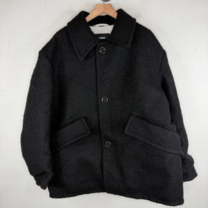 Raf Simons Wool Mohair Heavy Button Up Jacket