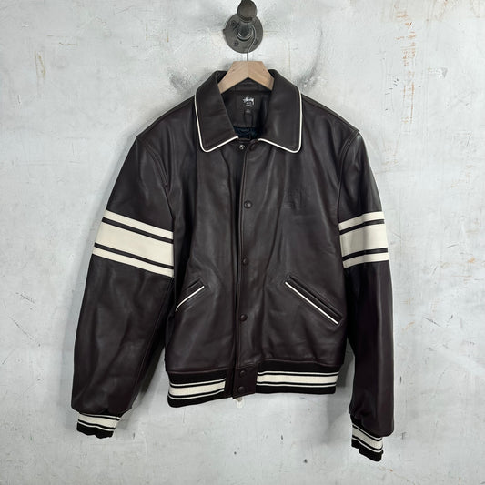 Stussy X Wales Bonner Leather Jacket
