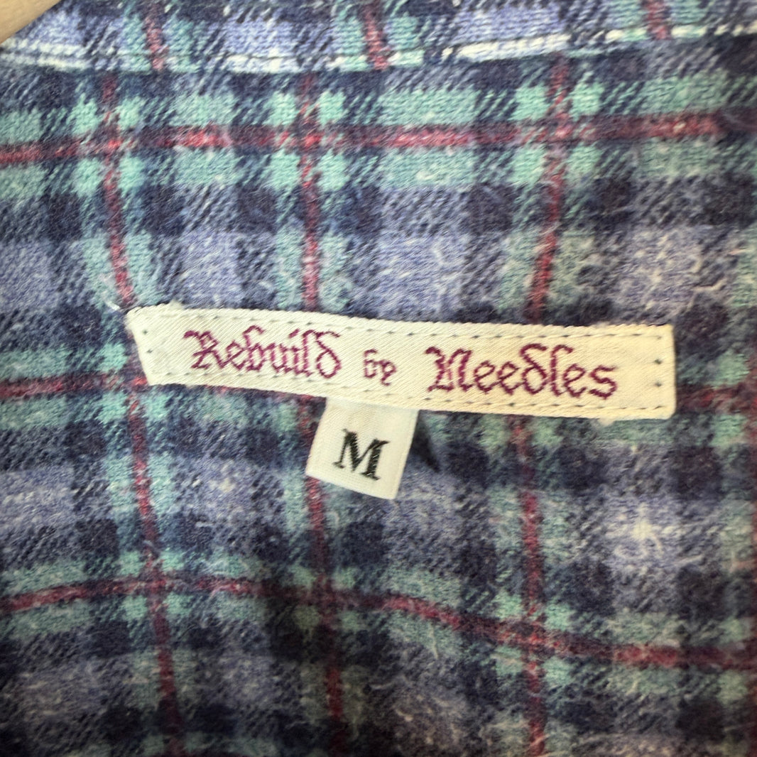 Needles 7 Cut Purple Rebuild Button Up Flannel