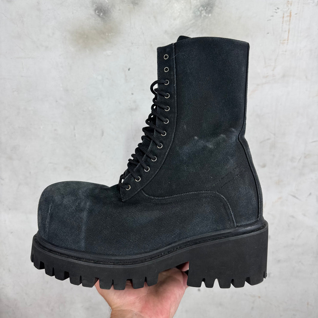 Balenciaga Canvas Stomper Booties