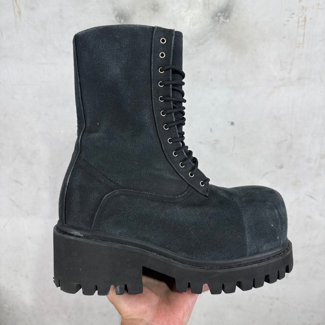 Balenciaga Canvas Stomper Booties