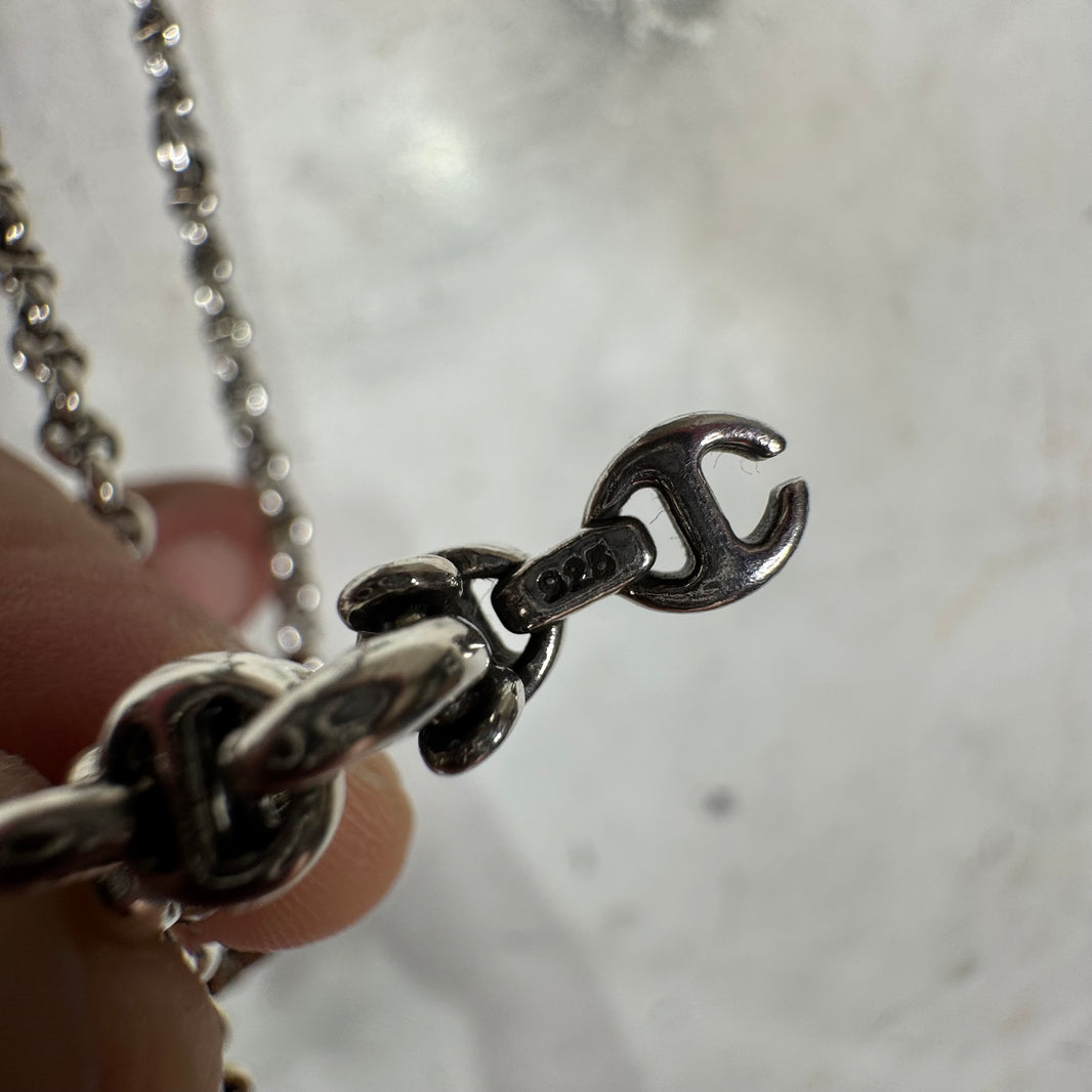Hoorsenbuhs Open Link Diamond Clasp Necklace