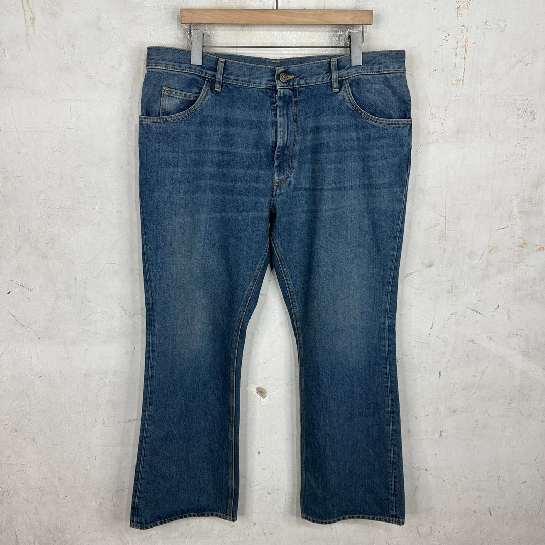 Margiela Medium Wash Flared Jeans