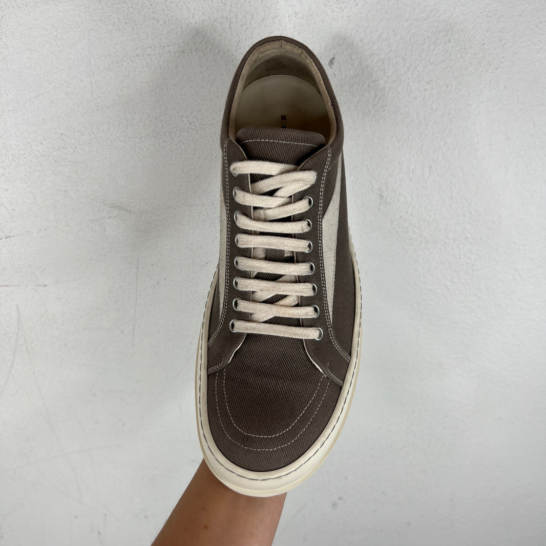 DRKSHDW Gray Canvas Twill Vans Sneakers