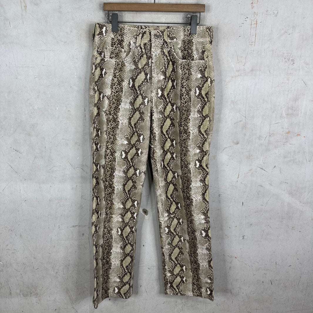 Stussy Snakeskin Leather Pants