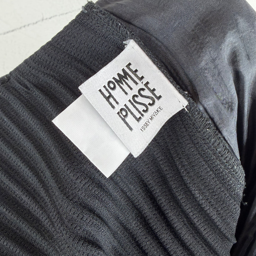 Issey Miyake Black Pleated Pants