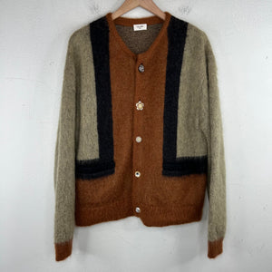 Celine Rhinestone Button Up Mohair Cardigan