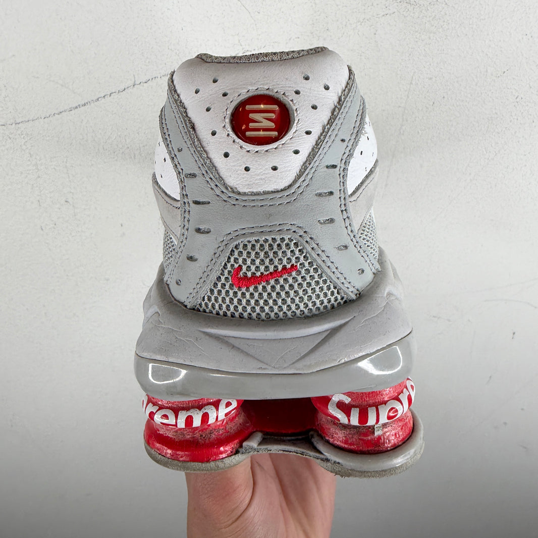 Supreme Nike White Shox Sneakers