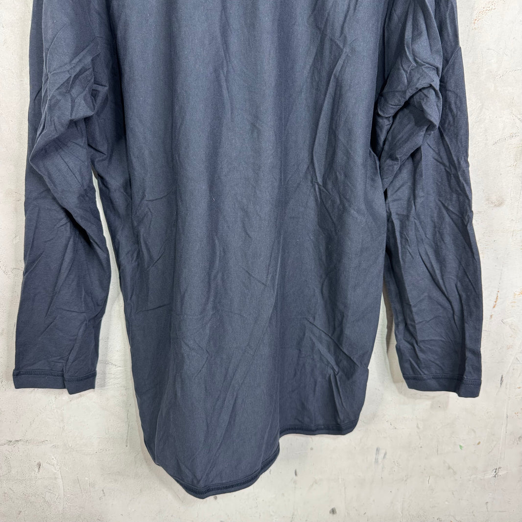 Issey Miyake Homme Plisse Navy L/S T-Shirt