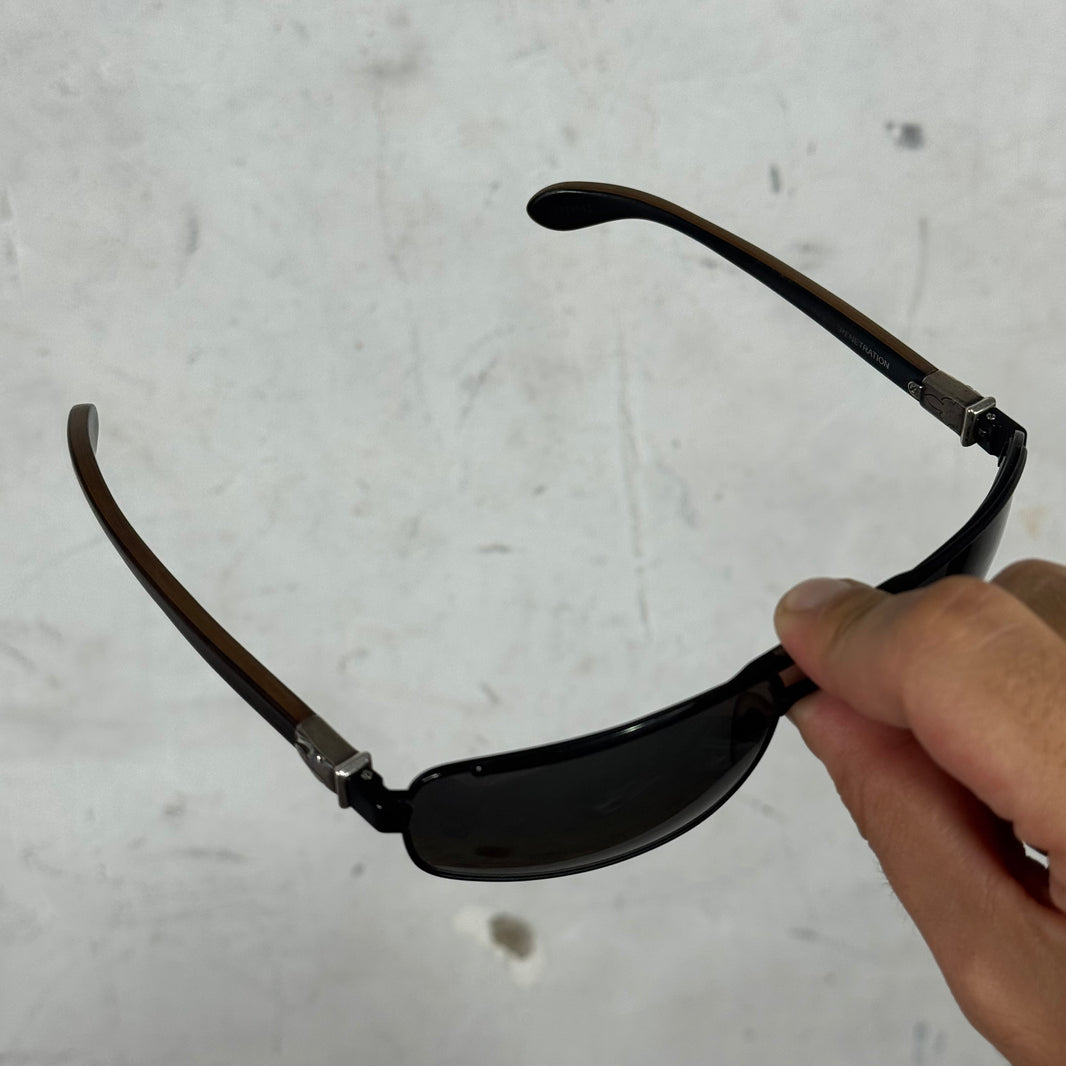 Chrome Hearts Penetration Wood Sunglasses