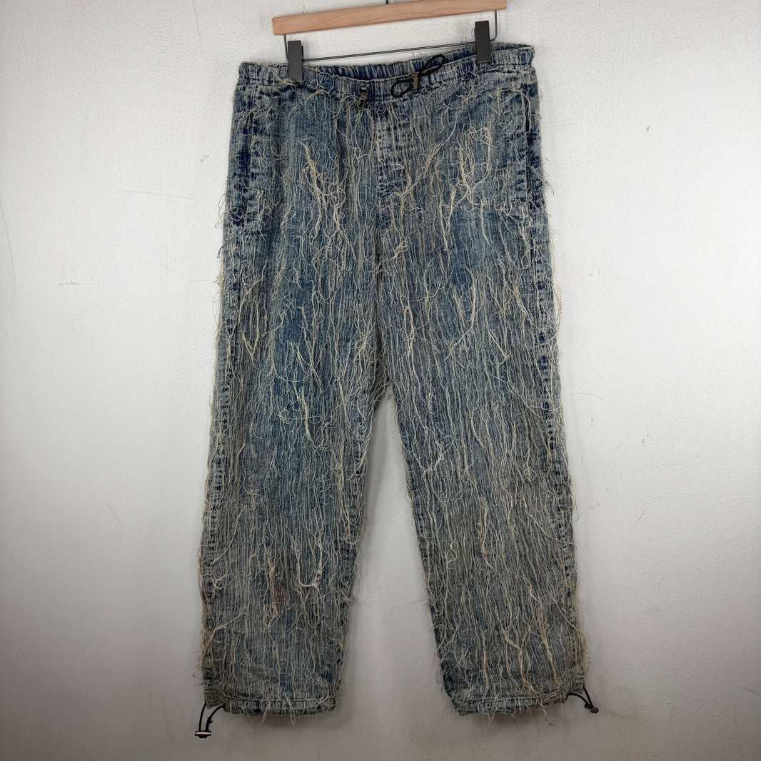 Diesel D-Marshall Frayed Denim Jeans