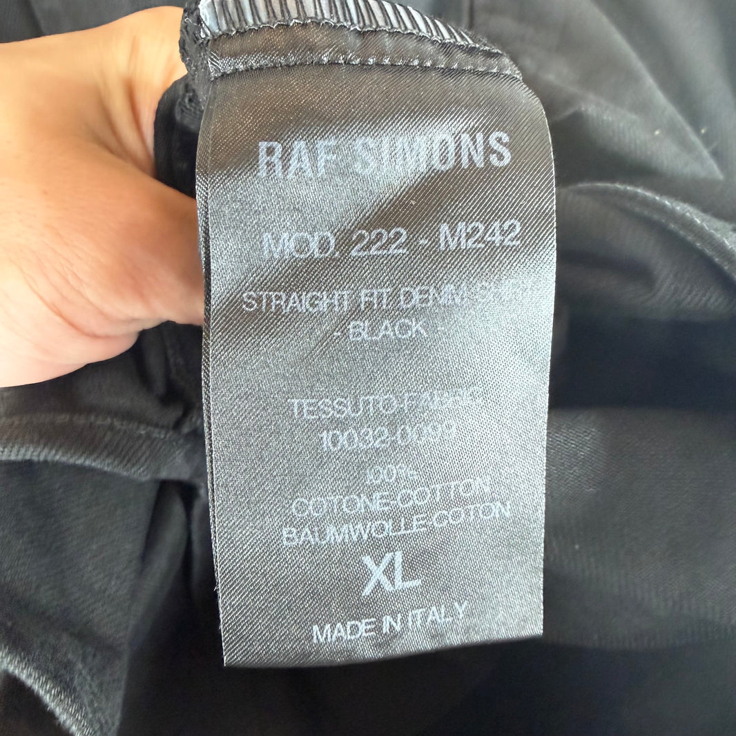 Raf Simons RS Black Denim Overshirt