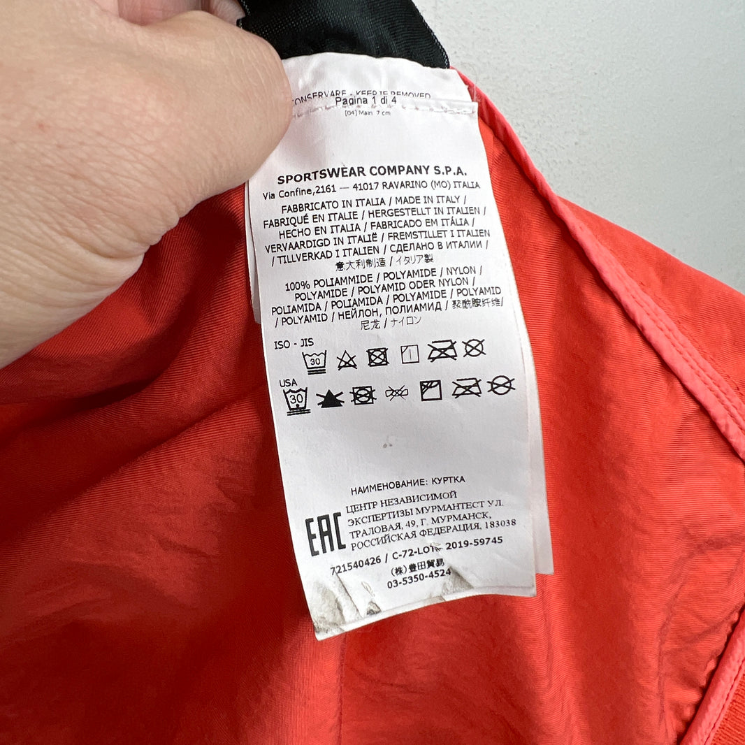 Stone Island Orange Nylon Twill TC Jacket
