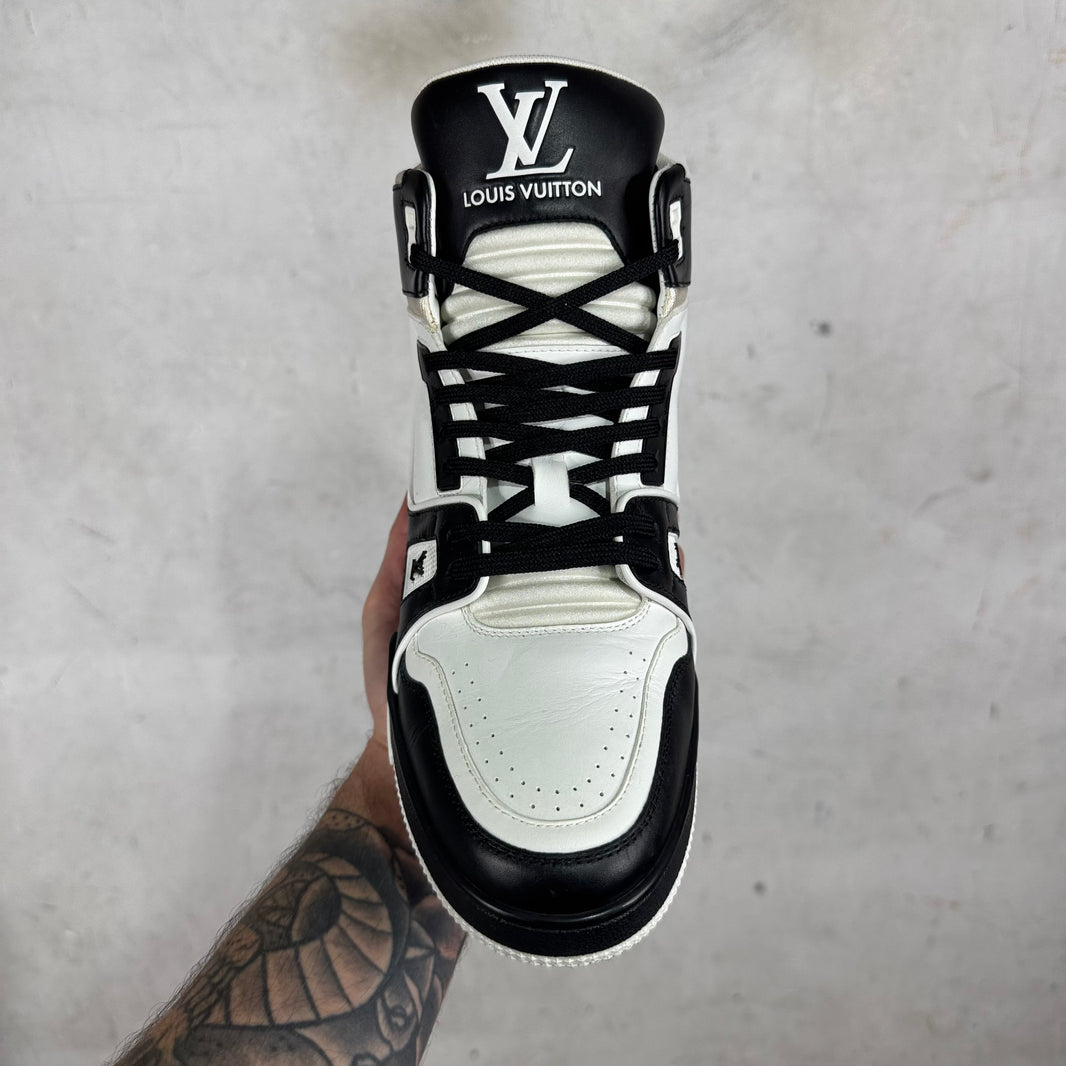 Louis Vuitton Black/White Mid Trainers