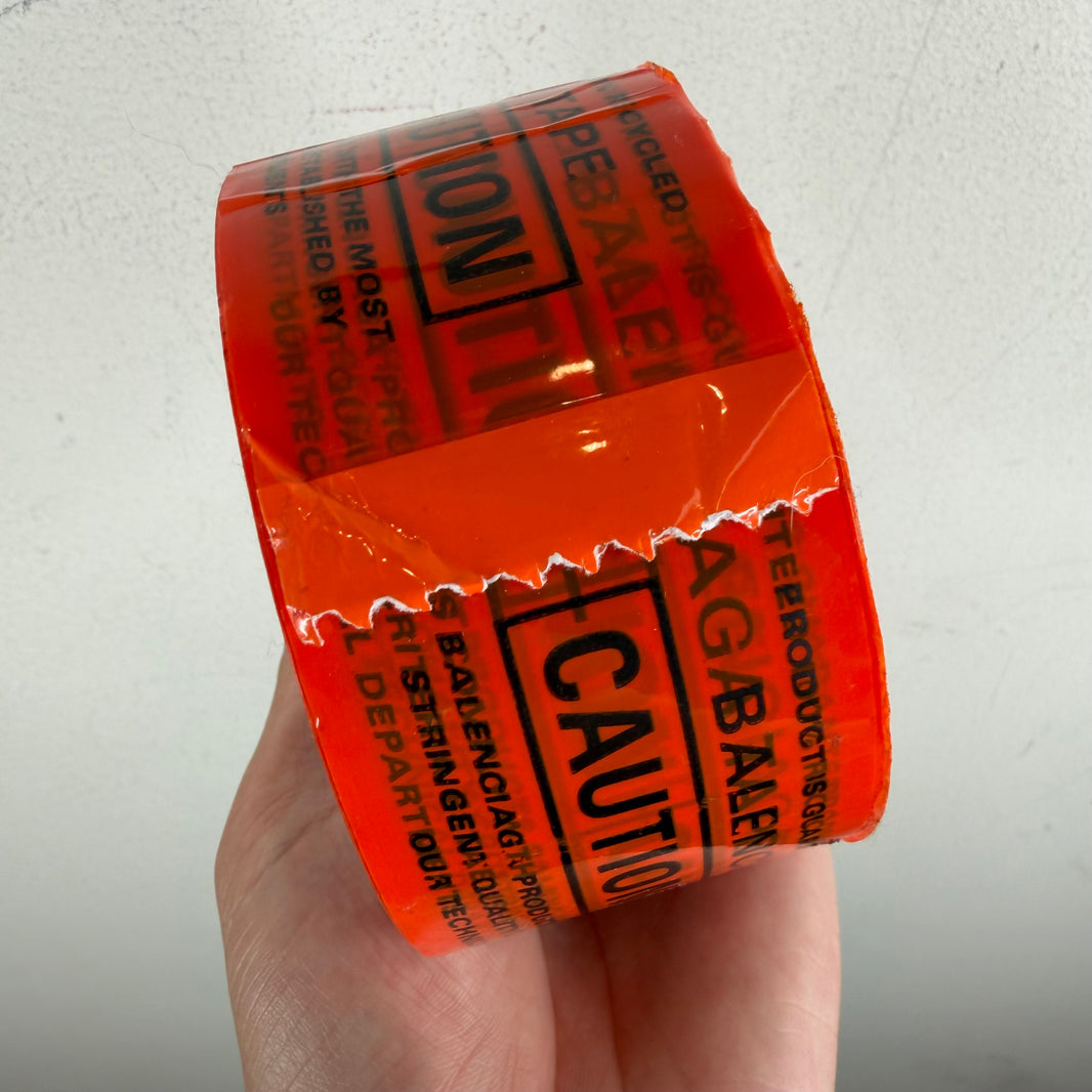 Balenciaga Orange Tape Bracelet