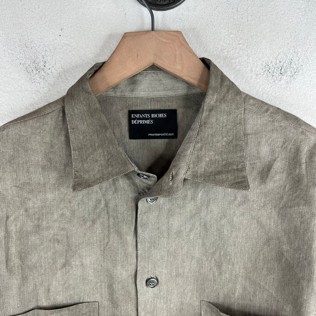 ERD Artist Embroidered L/S Button Up Shirt
