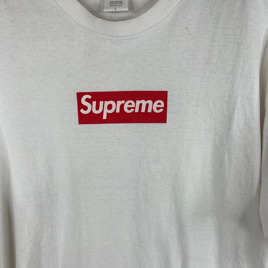 Supreme 2005 White/Red Box Logo T-Shirt