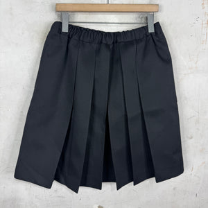 CDG Pleated Woven Poly Skirt