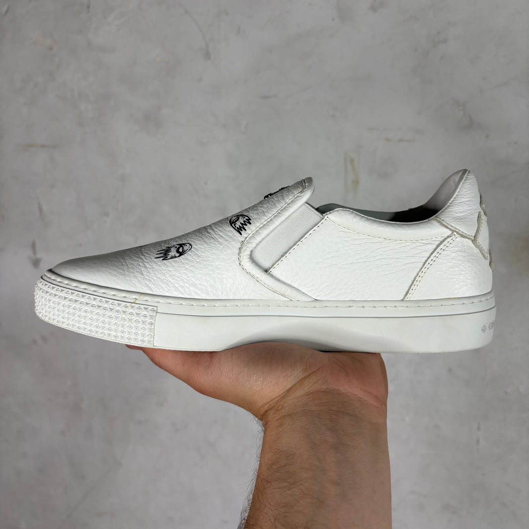 Chrome Hearts Matty Boy Sketched Slip On Shoes