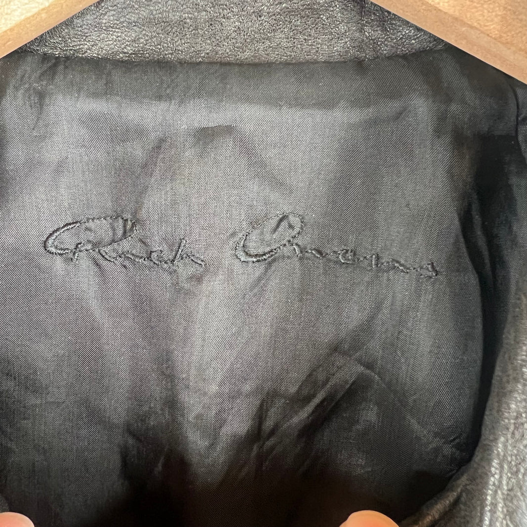 Rick Owens Stooges Lambskin Leather Jacket