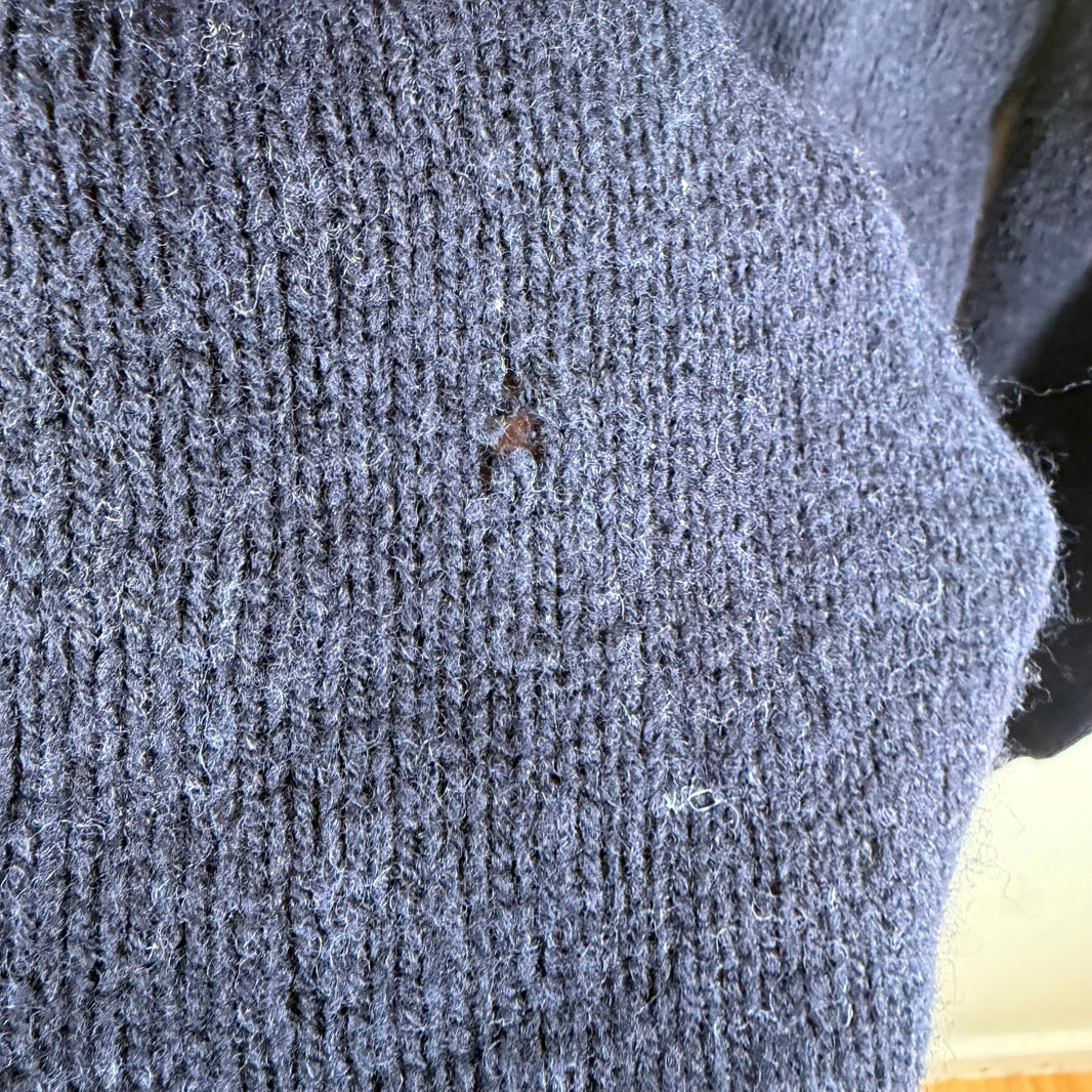Balmain Split Neck Knit Sweater