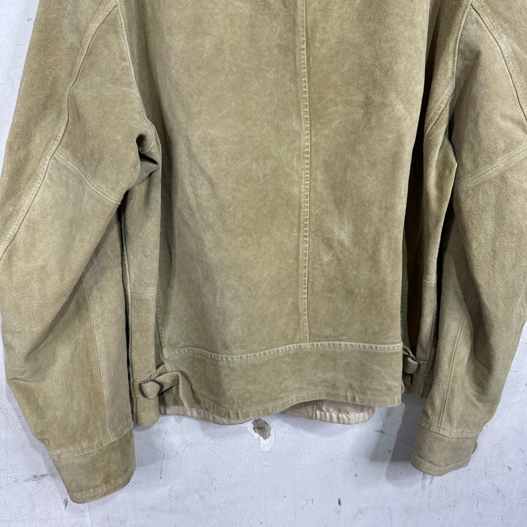 RRL Suede Conched Button Western Jacket