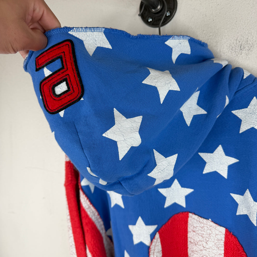 ERL American Flag Swirl Hoodie