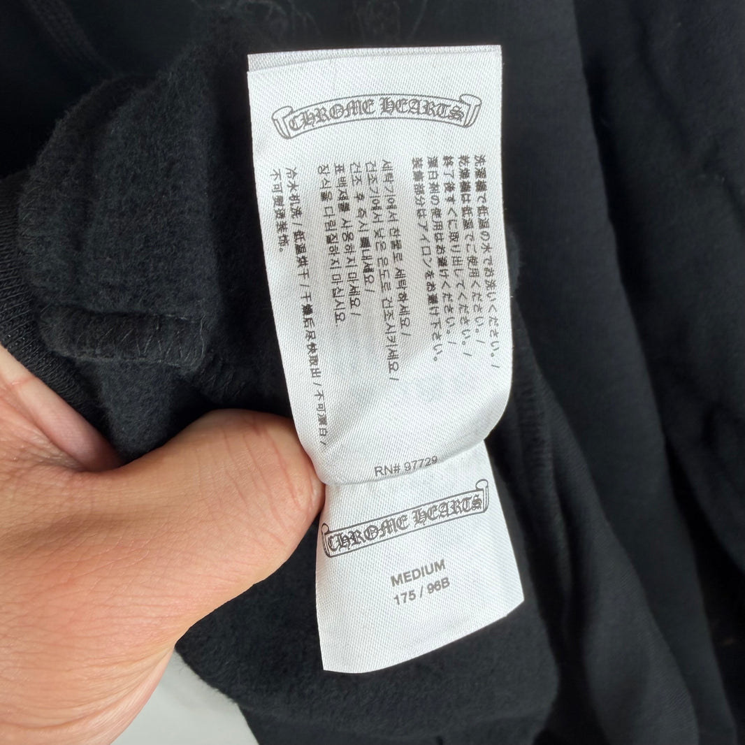 Chrome Hearts Black Tonal Horseshoe Hoodie