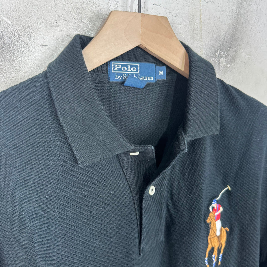 Ralph Lauren Black Realistic Big Pony Polo