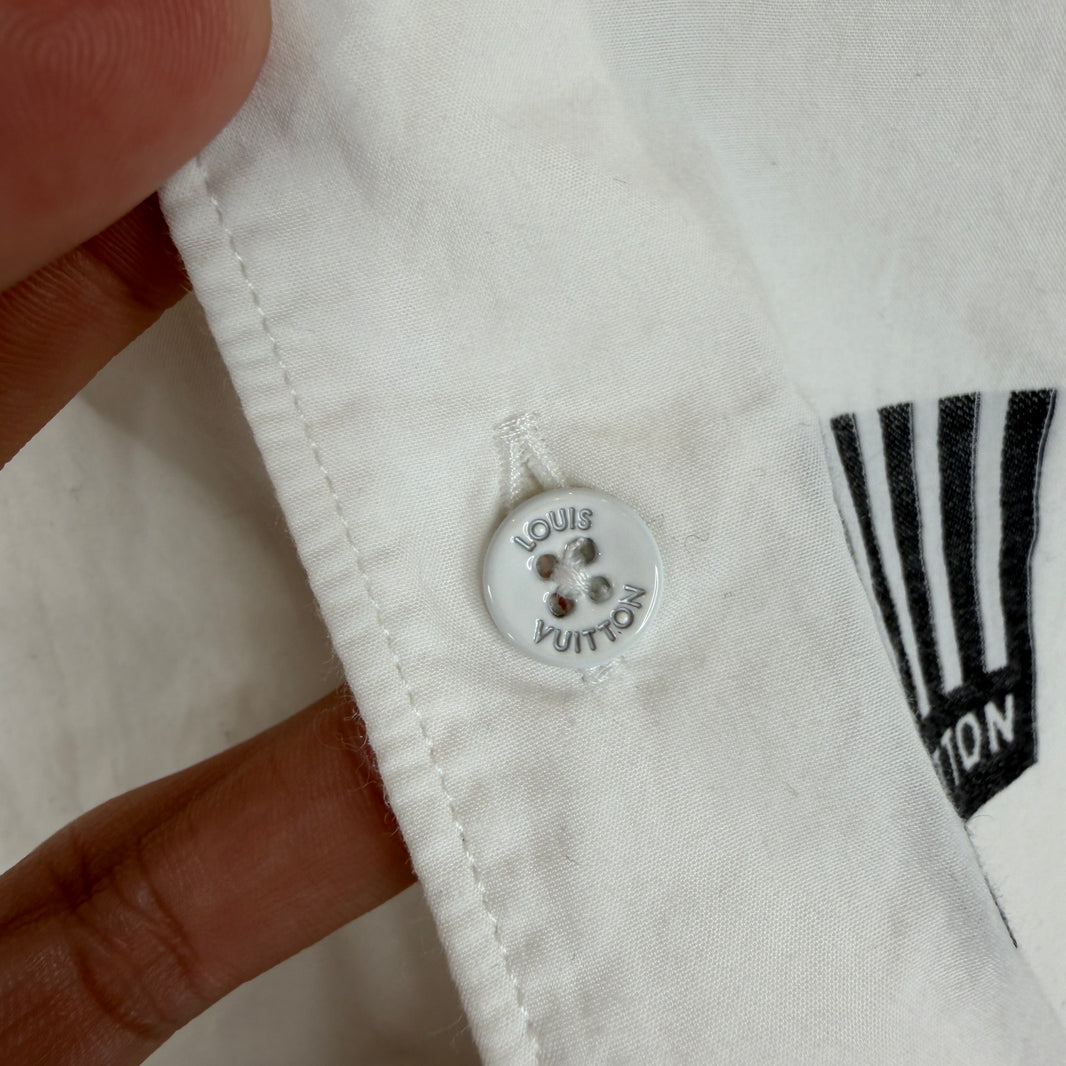 Louis Vuitton Race Logos Button Up Shirt