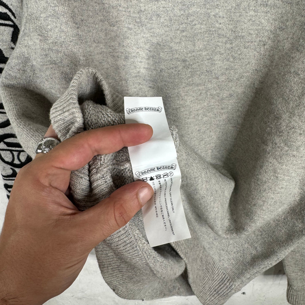 Chrome Hearts Cashmere Script Sweater