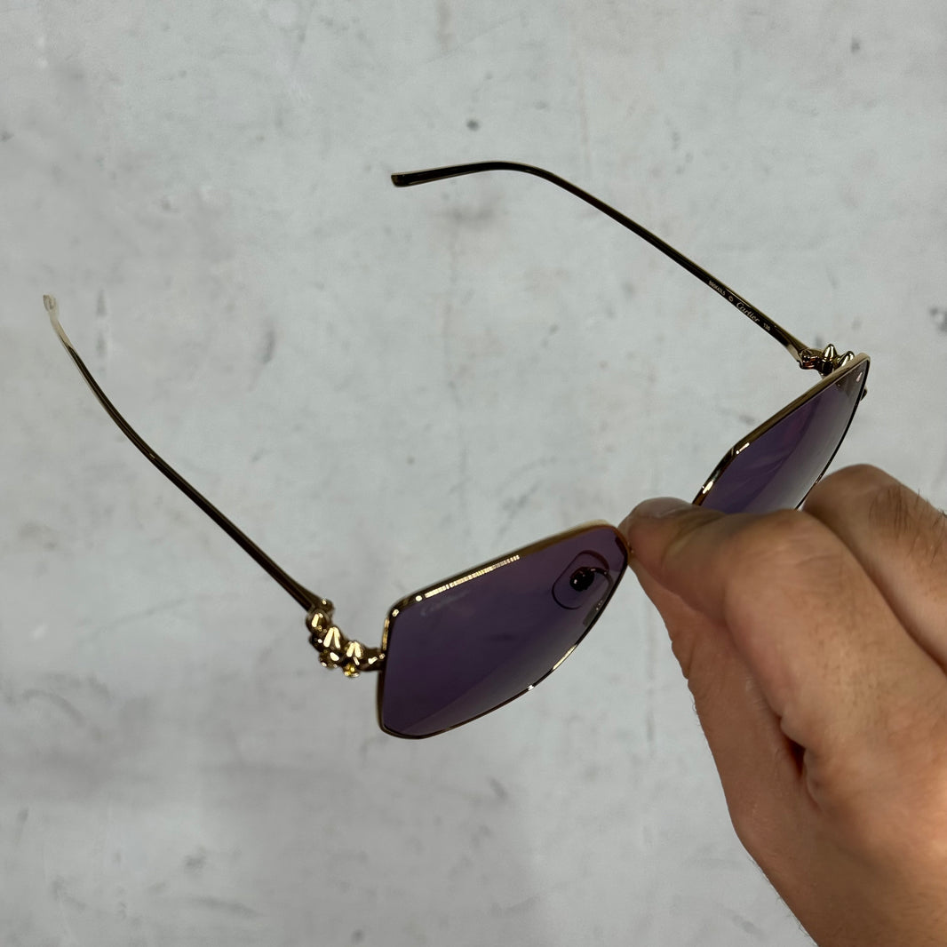 Cartier Gold CT0645S Wire Sunglasses