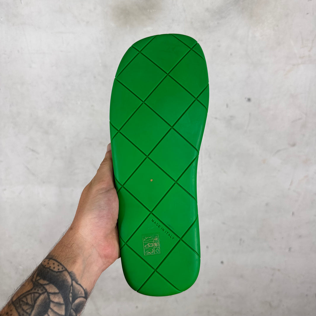 Bottega Veneta Woven Strap Slides