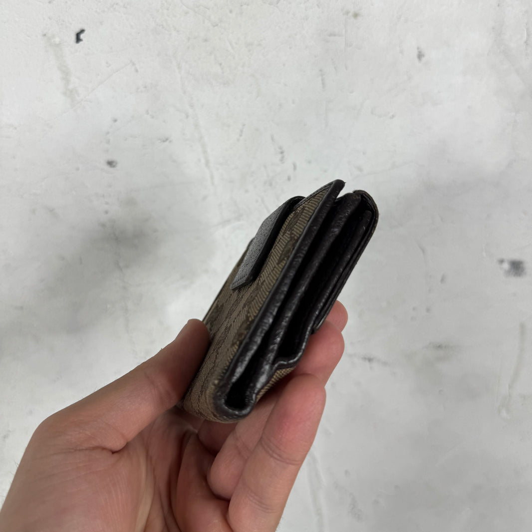 Gucci Bamboo Bifold Monogram Wallet
