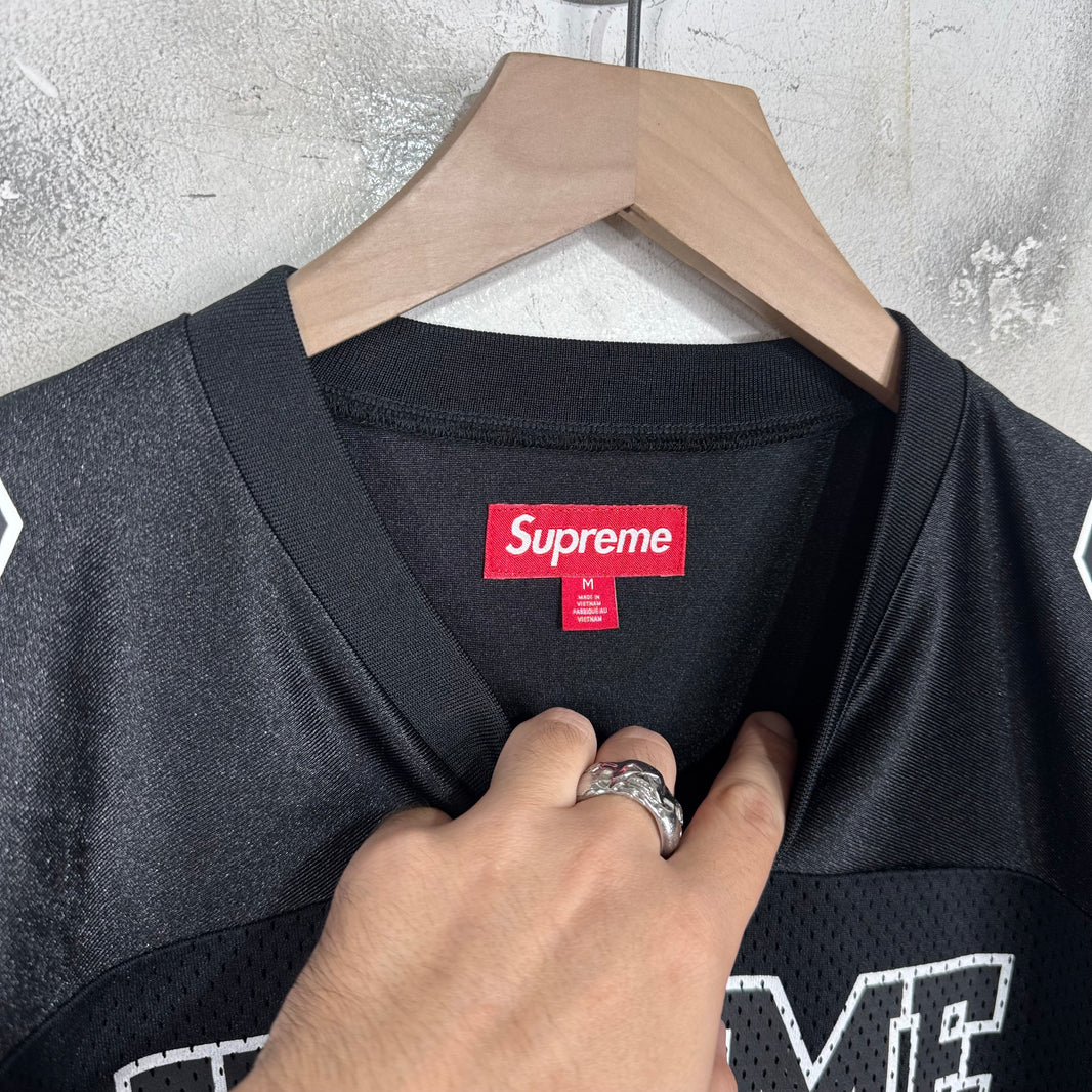 Supreme Mesh Black Logo Jersey