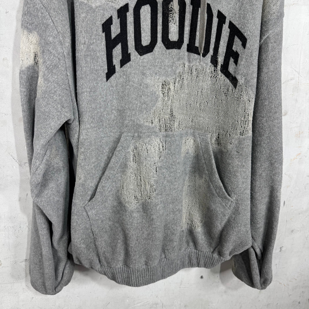 Doublet Ripped Off Knit Hoodie