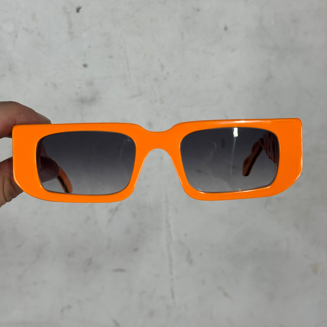 Endless Denim Orange Logo Sunglasses