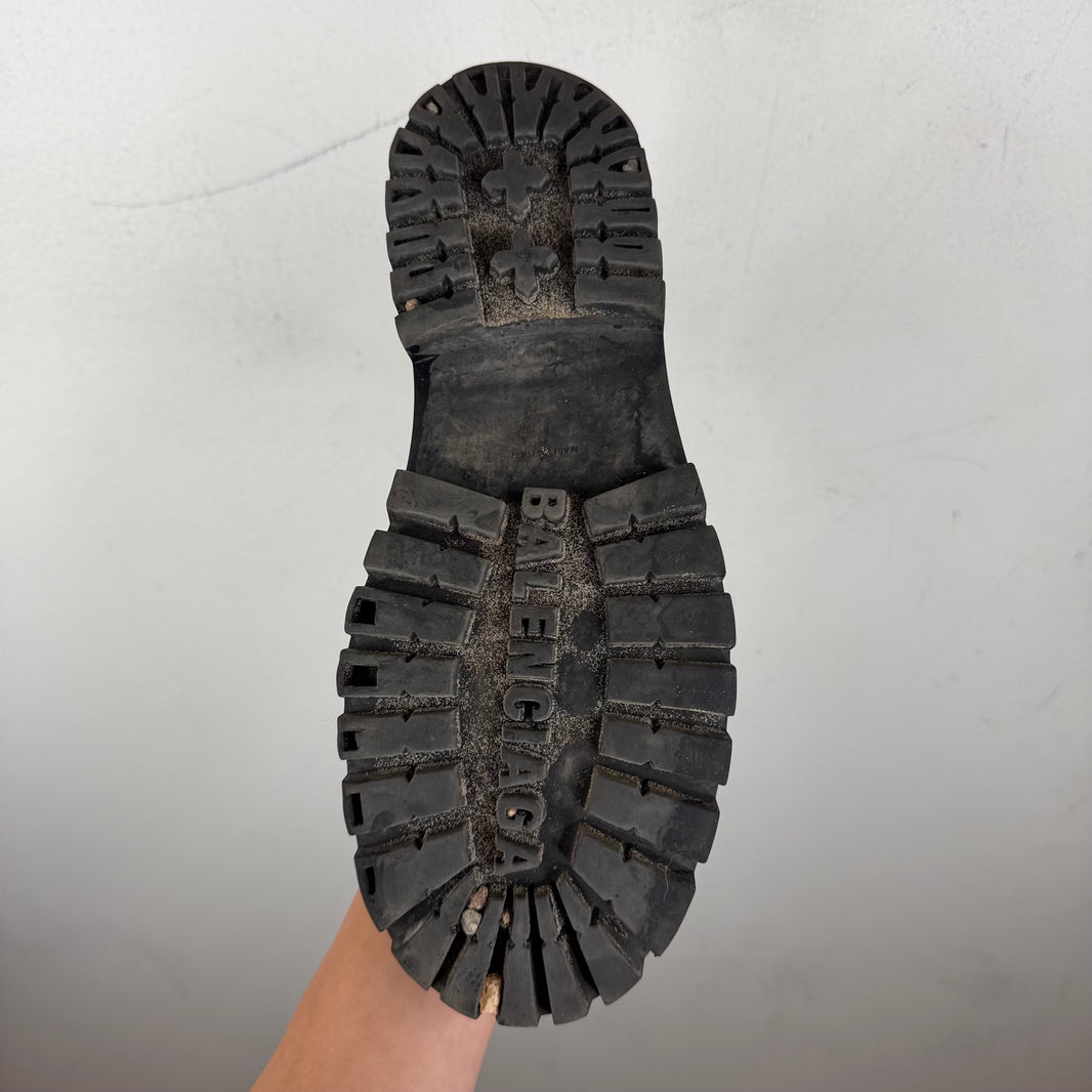 Balenciaga Canvas Strike Boots