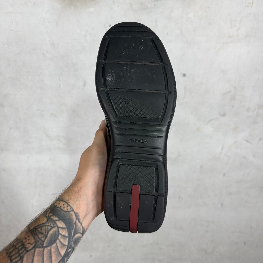 Prada Black Patent America Cups