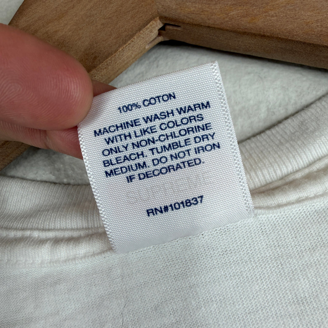 Supreme White Kaws Box Logo Shirt