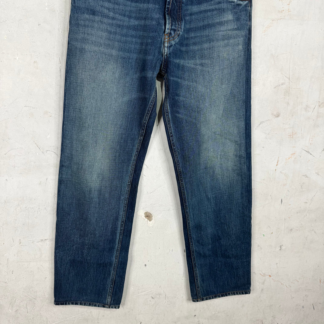 Prada Medium Wash Plaqued Jeans